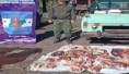 Sorpresa en Corrientes: dos menores llevaban carne escondida en el "doble fondo" de un vehículo